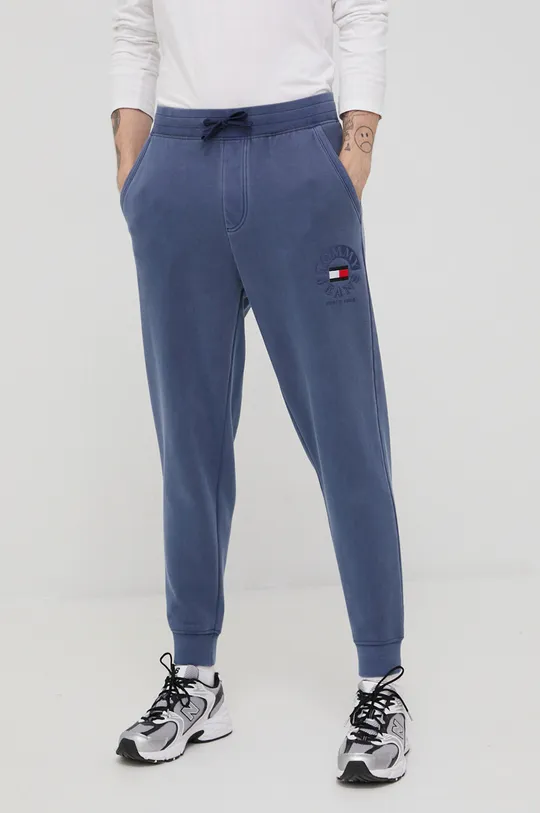 μπλε Παντελόνι Tommy Jeans Ανδρικά