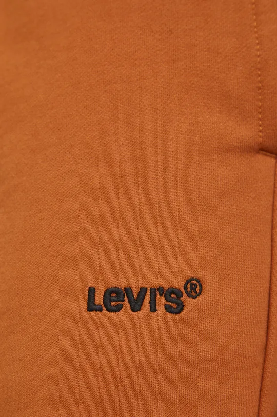 καφέ Levi's - Βαμβακερό παντελόνι