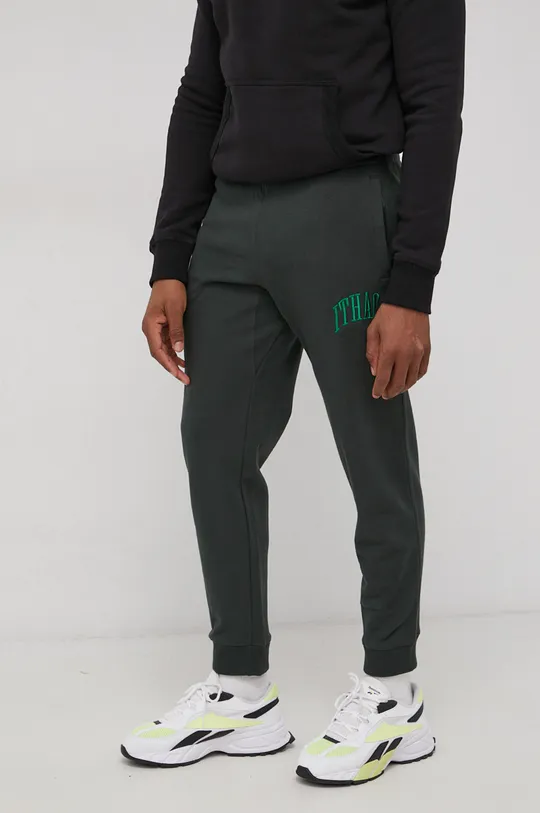 verde Superdry pantaloni in cotone Uomo