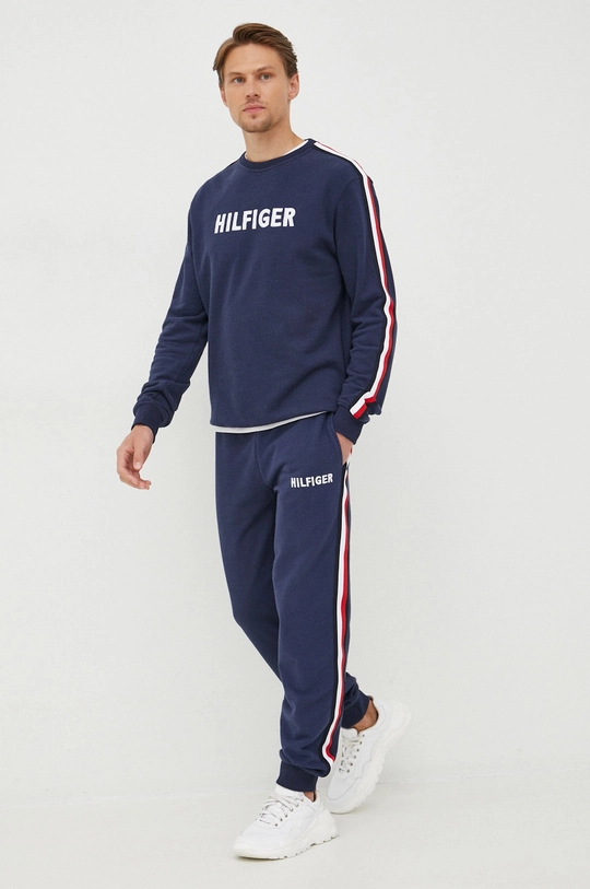 Tepláky Tommy Hilfiger tmavomodrá