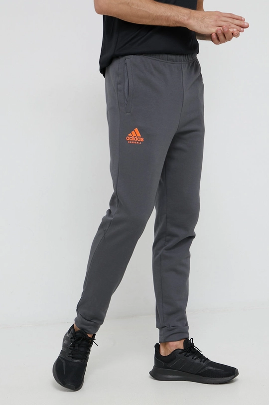 siva Hlače adidas Performance Muški