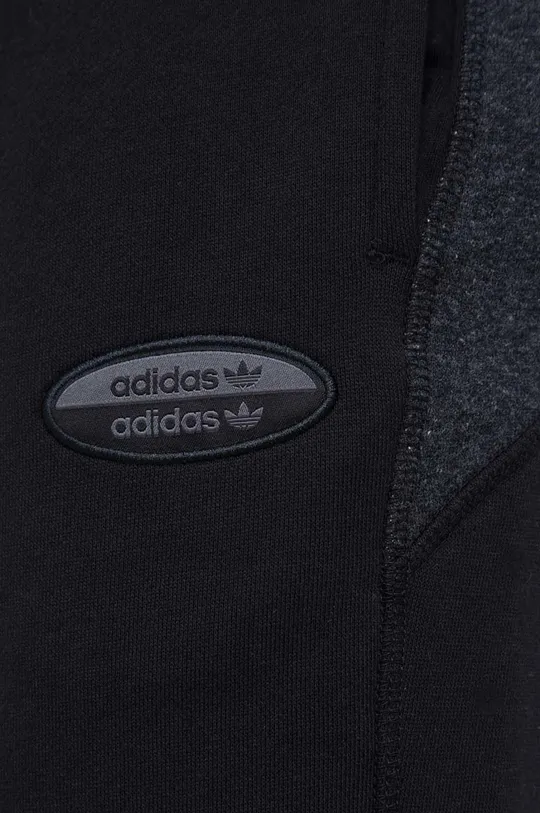 μαύρο Βαμβακερό παντελόνι adidas Originals