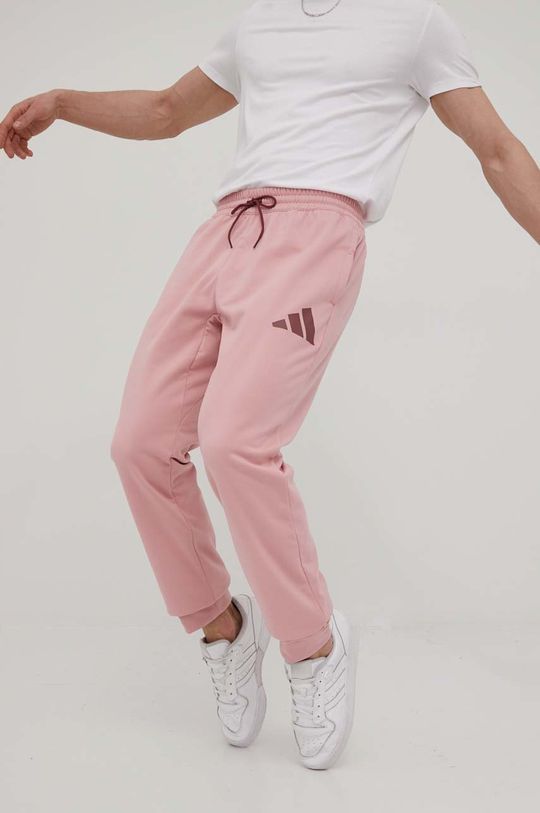 růžová Kalhoty adidas Performance HB5448 Pánský