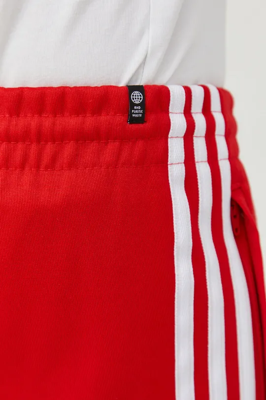 czerwony adidas Originals spodnie dresowe Adicolor