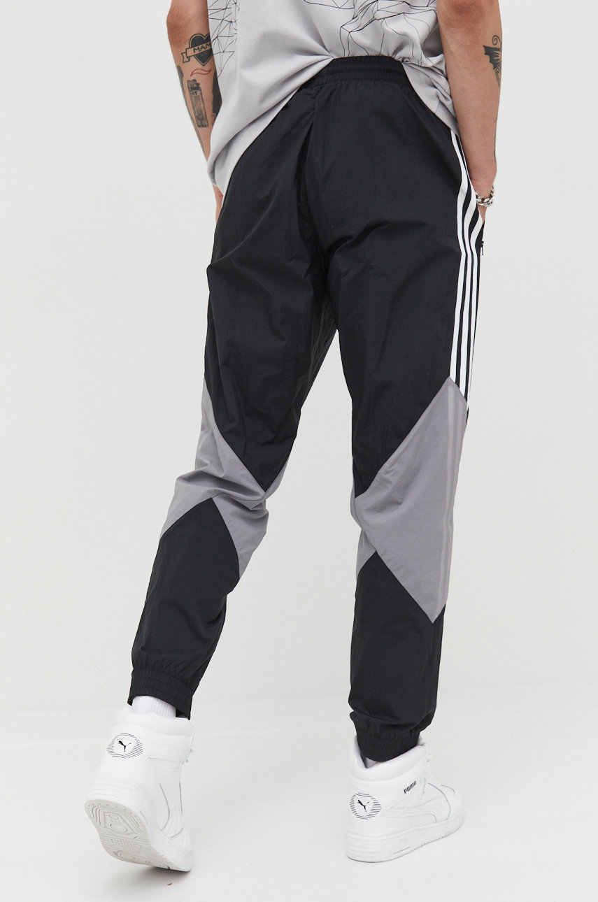 Спортивные штаны adidas Originals мужские цвет чёрный с узором | ANSWEAR.ua
