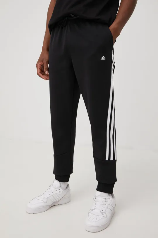 črna Trenirka hlače adidas Performance Moški