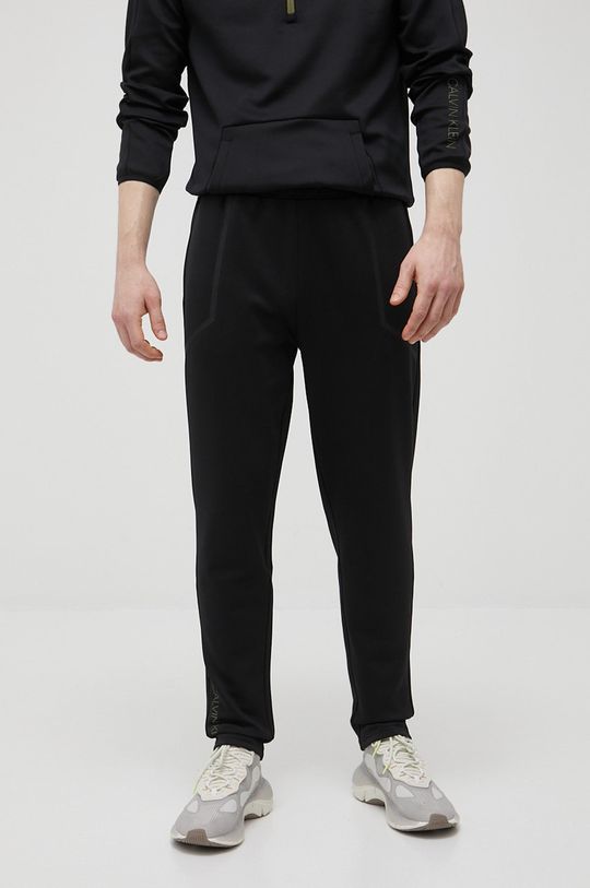 černá Tréninkové kalhoty Calvin Klein Performance Pánský