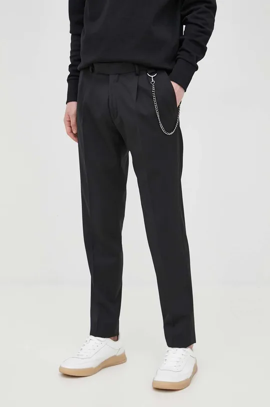 μαύρο Παντελόνι Karl Lagerfeld Ανδρικά