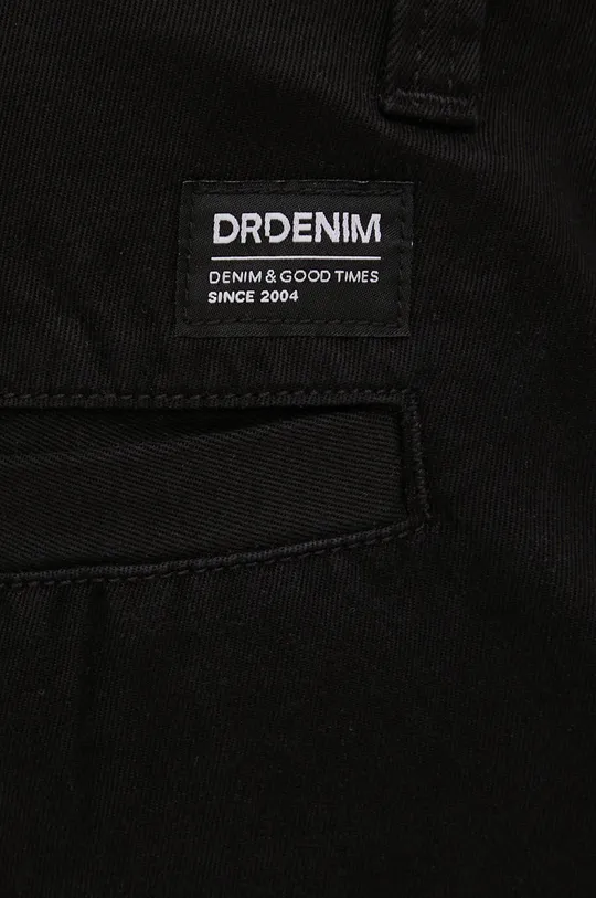 μαύρο Βαμβακερό παντελόνι Dr. Denim