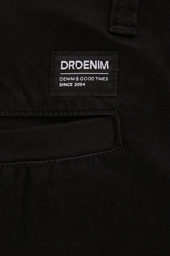 чорний Бавовняні штани Dr. Denim