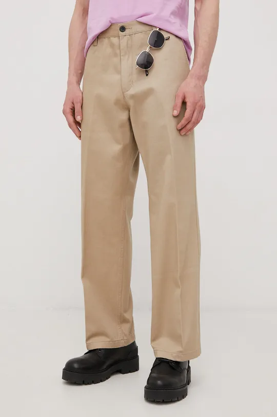 Dr. Denim pantaloni in cotone beige