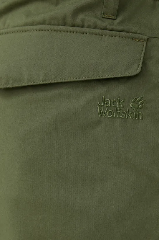 zöld Jack Wolfskin szabadidős nadrág Lakeside Trip