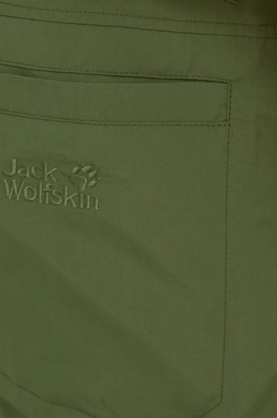 zielony Jack Wolfskin spodnie outdoorowe Desert Valley