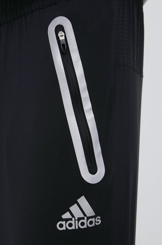 čierna Bežecké nohavice adidas Performance Fast H58574