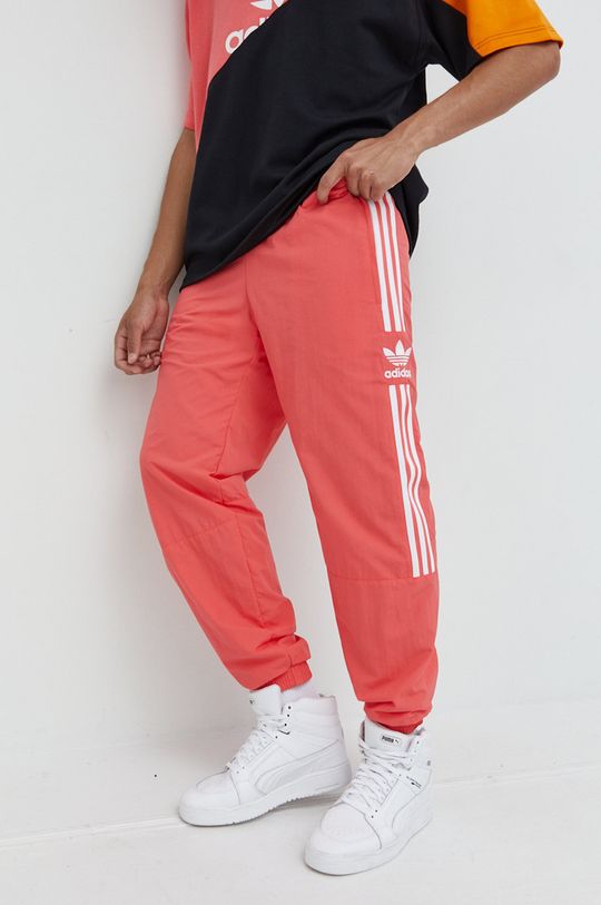 koralowy adidas Originals spodnie dresowe Adicolor Męski