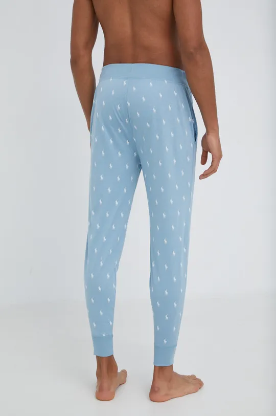 Polo Ralph Lauren spodnie piżamowe bawełniane 714830279010 niebieski