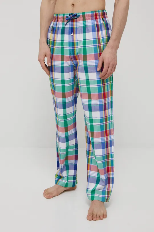 multicolor Polo Ralph Lauren spodnie piżamowe bawełniane 714862799003 Męski