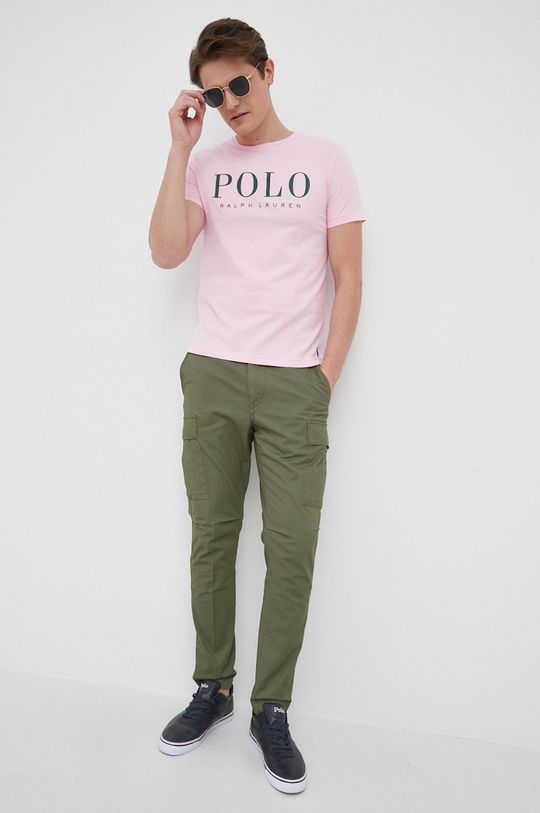 Bavlnené nohavice Polo Ralph Lauren zelená