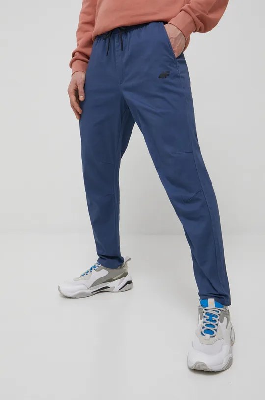 niebieski 4F spodnie Męski