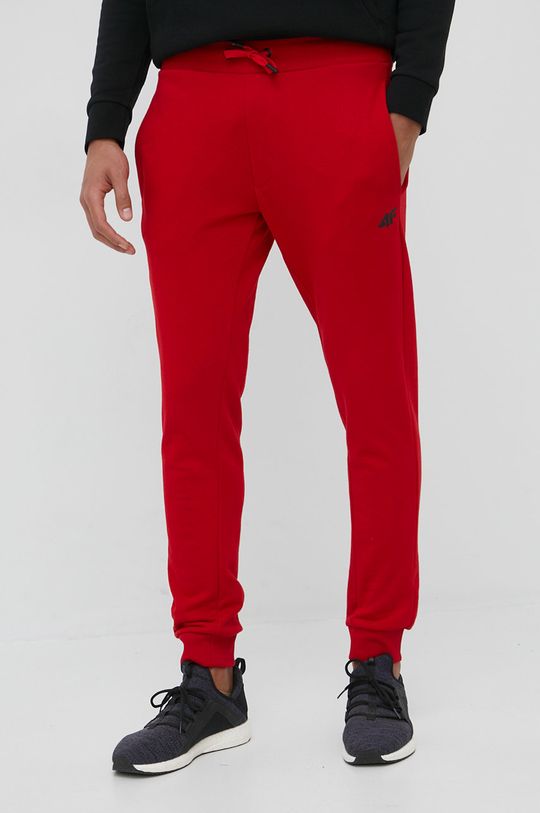 czerwony 4F spodnie dresowe Męski