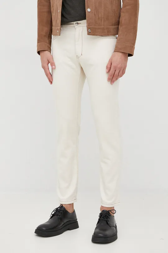 beżowy Sisley jeansy Męski
