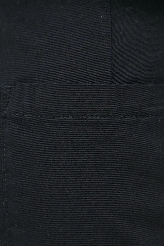 czarny Sisley spodnie bawełniane