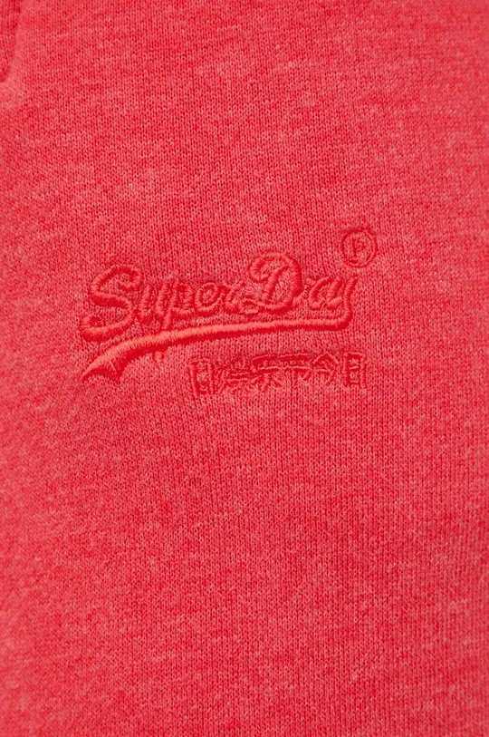czerwony Superdry spodnie dresowe