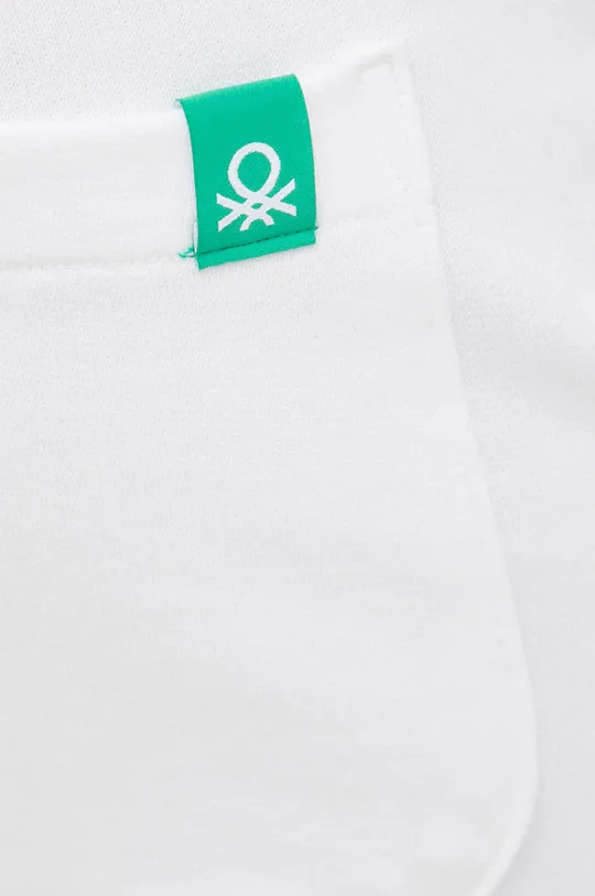 λευκό Παντελόνι United Colors of Benetton