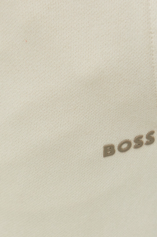 бежевий Бавовняні спортивні штани BOSS BOSS CASUAL