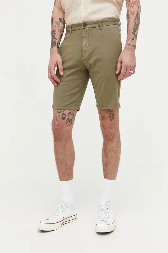 zelena Kratke hlače HUGO Moški