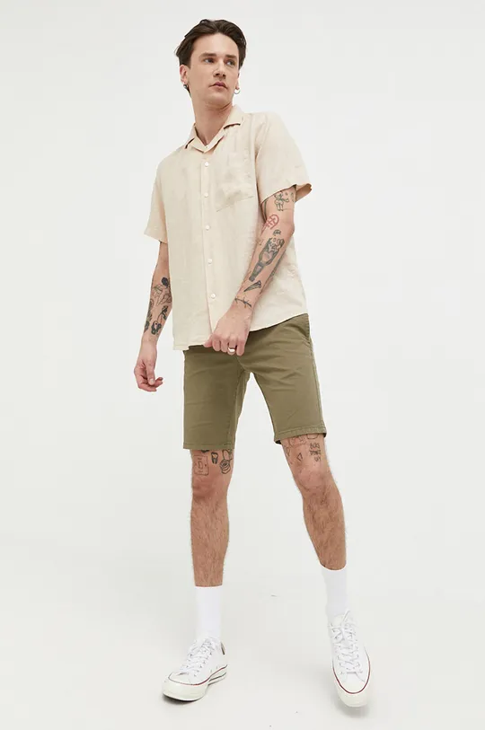 Kratke hlače HUGO zelena