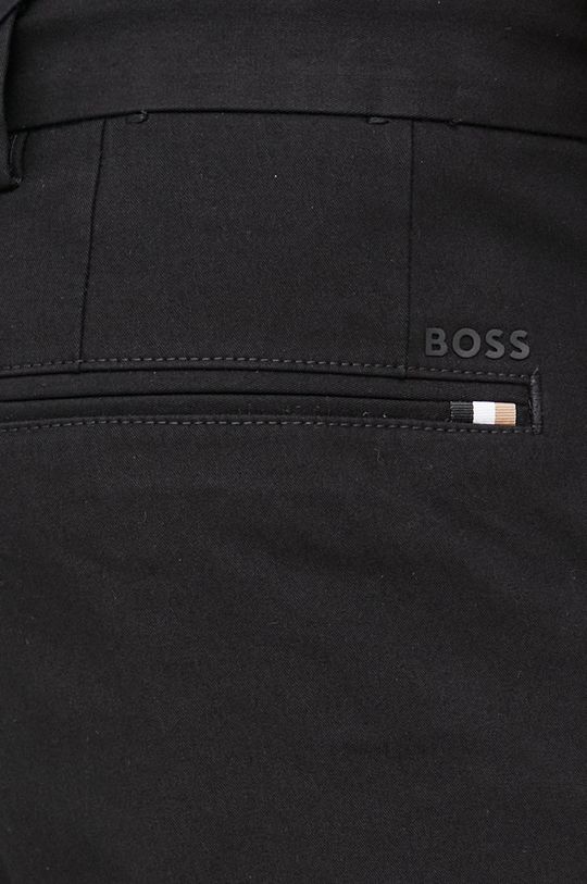 černá Kalhoty BOSS