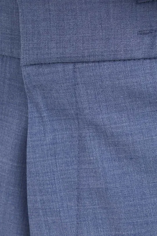 niebieski Hugo spodnie wełniane 50472815