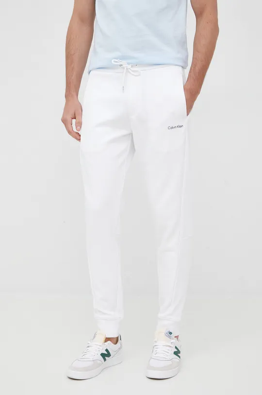 biały Calvin Klein spodnie Męski