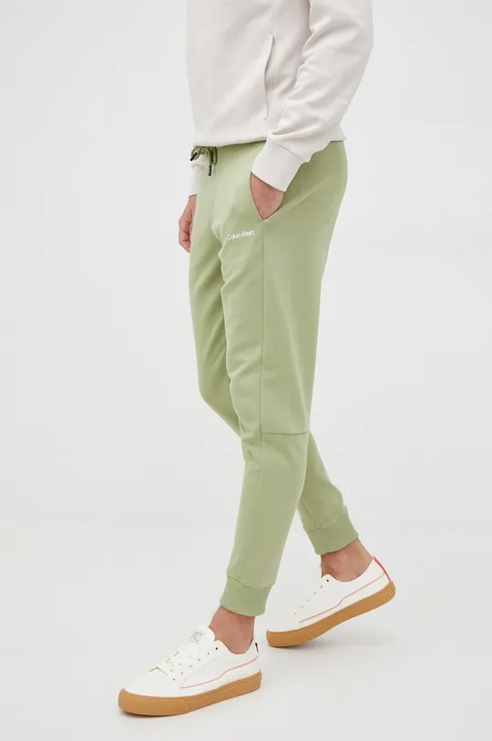 πράσινο Παντελόνι Calvin Klein Ανδρικά
