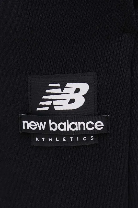 čierna Bavlnené tepláky New Balance