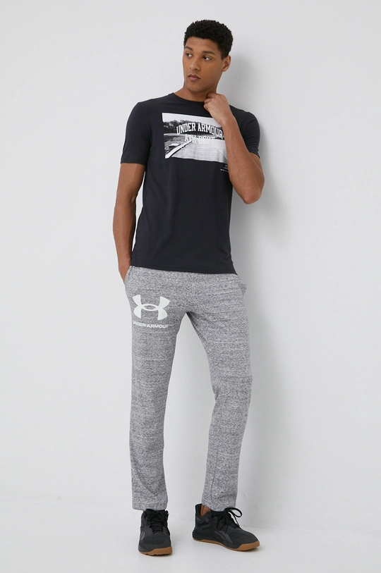 Donji dio trenirke Under Armour siva