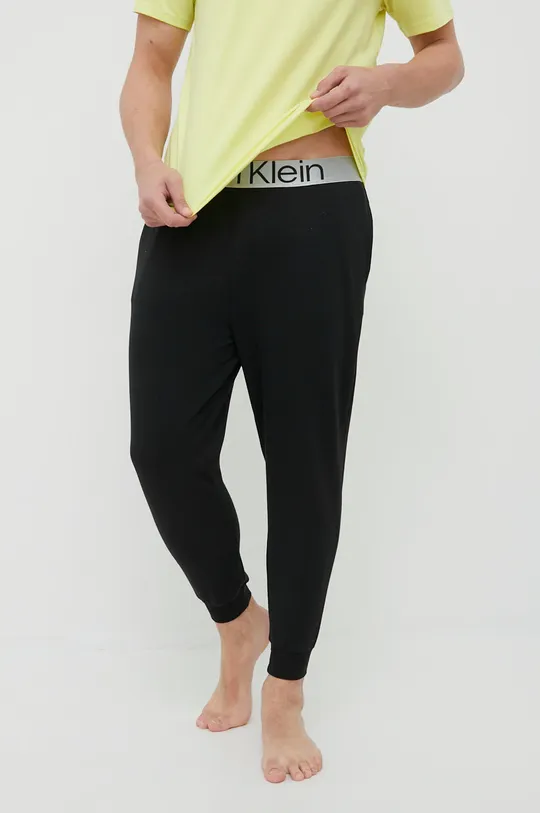 čierna Pyžamové nohavice Calvin Klein Underwear Pánsky