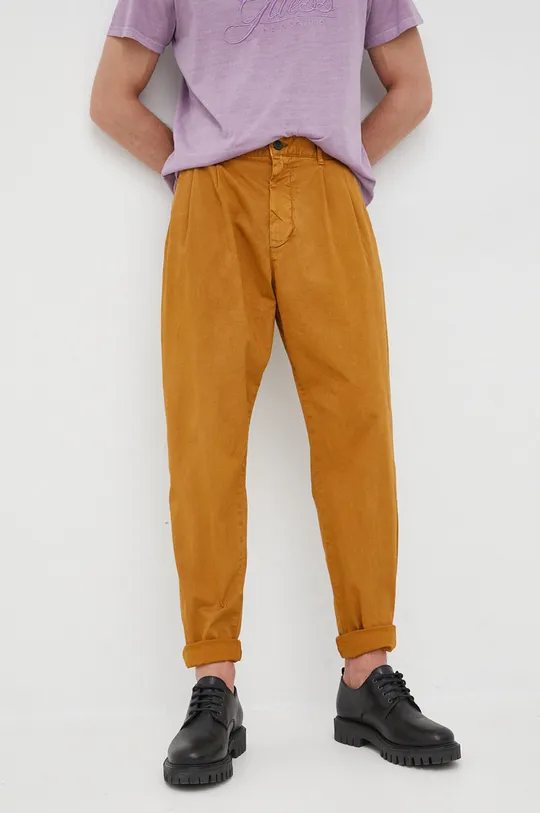 Desigual spodnie 22SMPW08 żółty