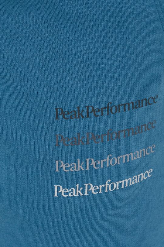 ocelová modrá Tepláky Peak Performance