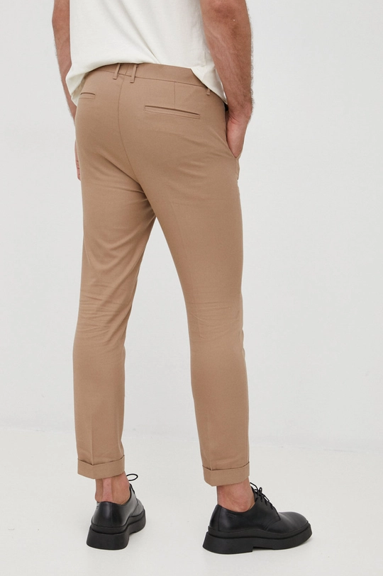 AllSaints spodnie z domieszką wełny TALLIS TROUSER 57 % Bawełna, 43 % Wełna