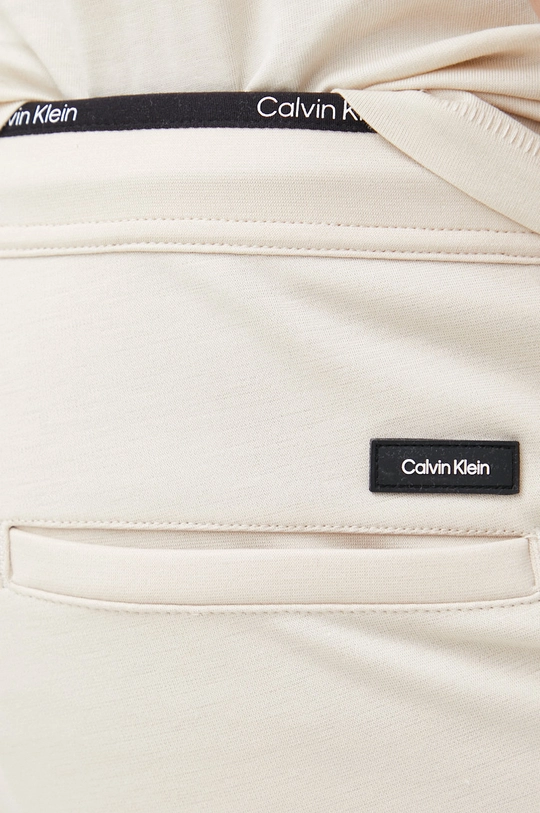 beżowy Calvin Klein spodnie dresowe