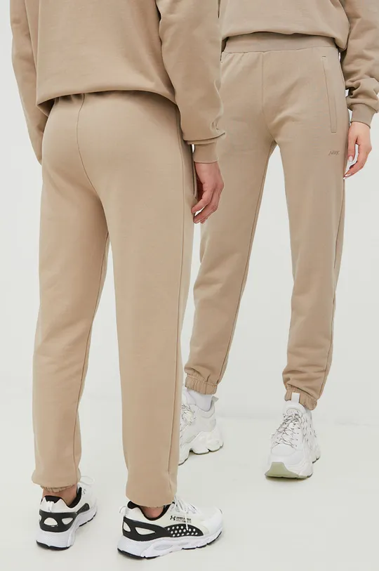 beige Arkk Copenhagen pantaloni in cotone Unisex