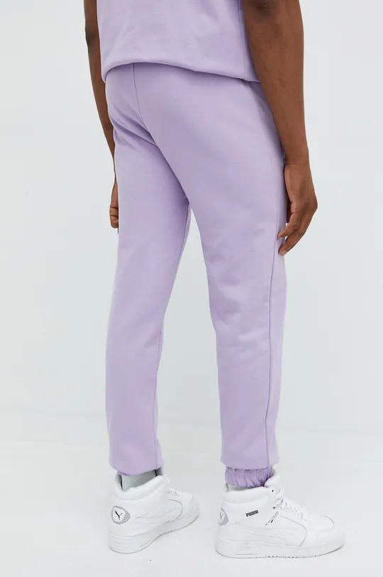 fioletowy Arkk Copenhagen spodnie dresowe bawełniane