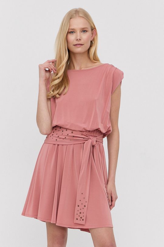 pastelowy różowy MAX&Co. sukienka Damski