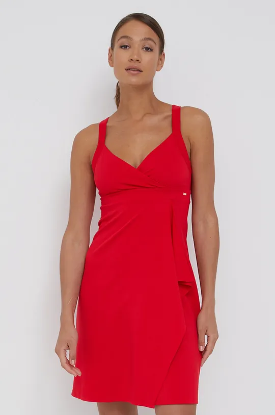 czerwony Armani Exchange sukienka 3LYA72.YJ7RZ Damski
