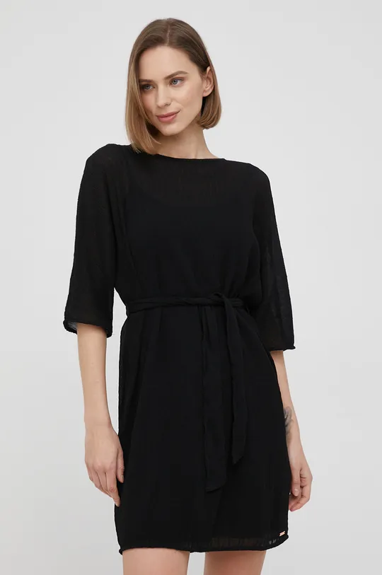 μαύρο Φόρεμα Armani Exchange Γυναικεία