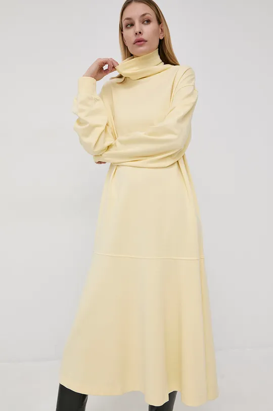 Φόρεμα Samsoe Samsoe κίτρινο