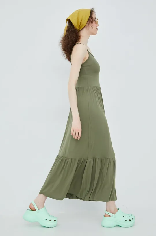 πράσινο Φόρεμα Pieces Γυναικεία