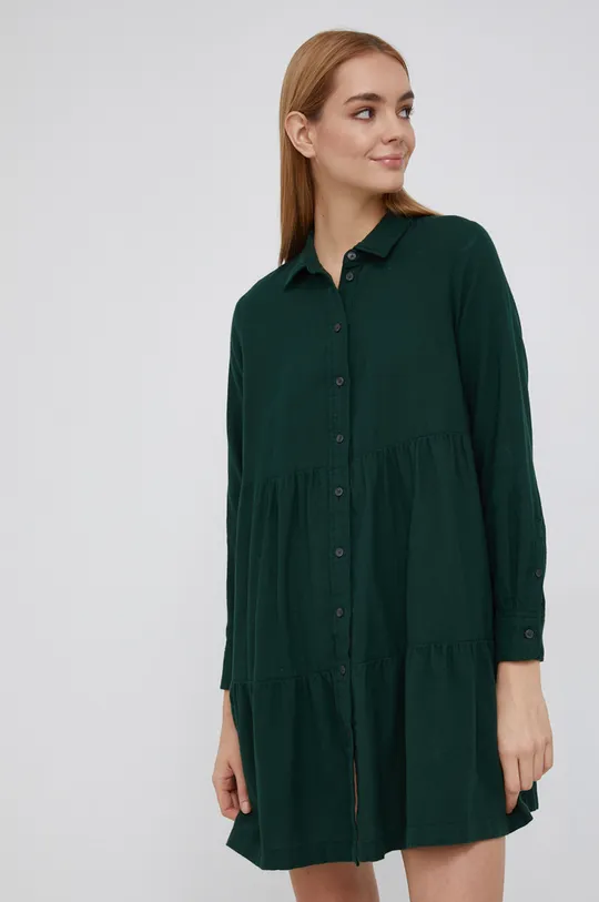 Βαμβακερό φόρεμα GAP πράσινο